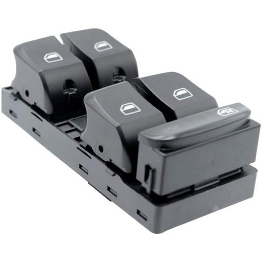 ガラス リフター スイッチ パワー ウインドウ コントロール スイッチ 適用: A4 A5 Q5 8K0959851D ブラック AL-JJ-6189 AL