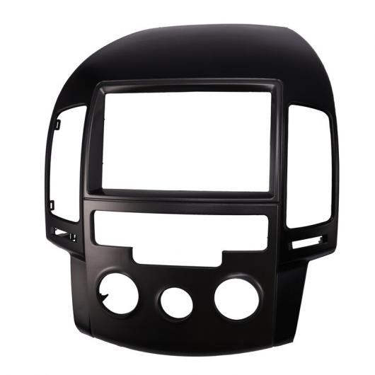 2 DIN ラジオ 適用: ヒュンダイ/現代/HYUNDAI I30 FD I30CW ステレオ パネル ラジオ ダッシュ キット マウント トリム フレーム 左ハンドル車 ブラック AL-JJ-6258 AL