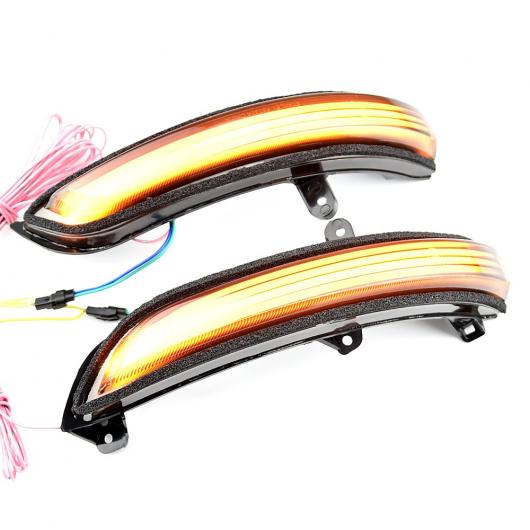 2平和条約 当てはめる: 日産 ティアナ J32 2008-2012 マキシマ LED 活動的 ウインカー リフレクター ともし火 側面 バックミラー 鏡鑑 シーケンシャル 表示計器 黄色 青味 AL-JJ-6543 AL