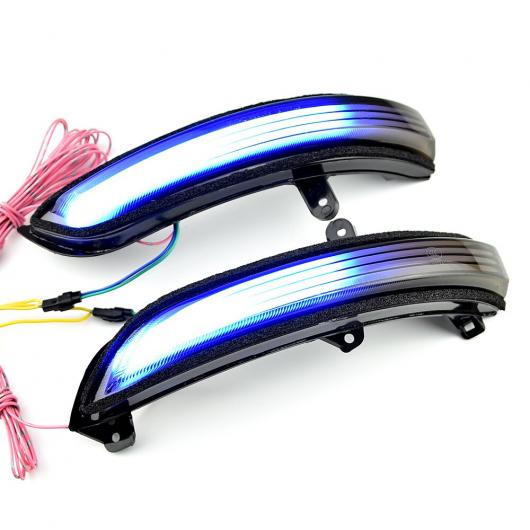 2平和条約 当てはめる: 日産 ティアナ J32 2008-2012 マキシマ LED 活動的 ウインカー リフレクター ともし火 側面 バックミラー 鏡鑑 シーケンシャル 表示計器 黄色 青味 AL-JJ-6543 AL