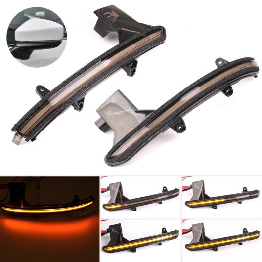当てはめる: マツダ CX-5 CX5 KF 2017 2018 LED 活動的 ウインカー ウインカー シーケンシャル部屋の入り口 側面 バックミラー 鏡鑑 表示計器 スクロール ともし火 刈り込み AL-JJ-6620 AL