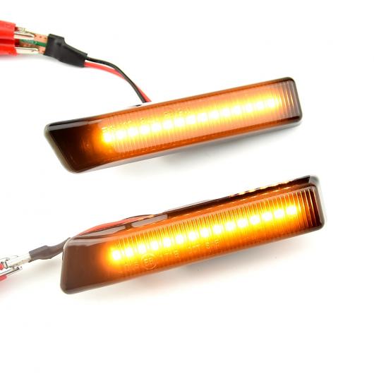 フロント ウイング スモーク レンズ ダイナミック LED サイド マーカー リピーター インジケーター ライト 63132492179 63137164491 適用: BMW X5 E53 E36 AL-JJ-6677 AL