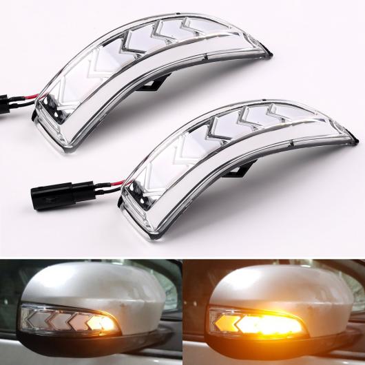 LED DRL フロー サイド リア-ビュー ミラー ダイナミック ターンシグナルライト ランプ 適用: トヨタ ヴィオス アルティス ヤリス ヴィッツ カローラ カムリ アクセサリー AL-JJ-6689 AL