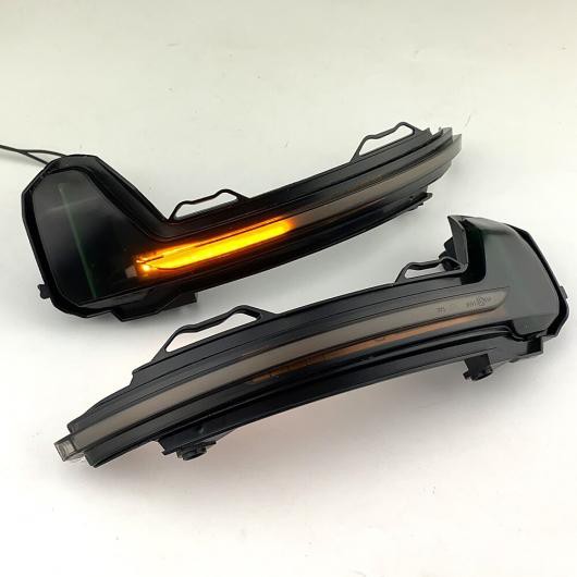 2ピース 適用: VW フォルクスワーゲン/VOLKSWAGEN ティグアン MK2 2017 トゥアレグ MK3 2019 LED ダイナミック ターンシグナルライト サイド バックミラー ミラー インジケーター シーケンシャル AL-JJ-6851 ALの通販は