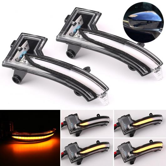 2ピース ダイナミック LED ターンシグナルライト 適用: MAZDA3 2017 2018 MAZDA6 2018 2019 バックミラー ミラー インジケーター シーケンシャル ウインカー ランプ AL-JJ-6966 AL