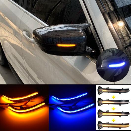 ブルー ダイナミック LED ターンシグナルライト ウインカー 適用: BMW G38 G12 G20 G30 G31 G32 G14 G15 G16 G11 G12 M5 F90 5 6 7 8 3シリーズ 2016 2019 AL-JJ-7039 AL_1