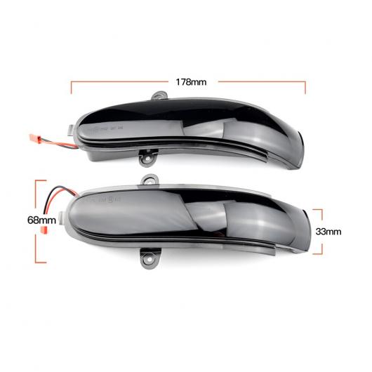 適用: メルセデス-ベンツ C W203 C T-Modell S 203 CL203 ダイナミック ターンシグナルライト LED サイド バックミラー ミラー シーケンシャル インジケーター AL-JJ-7045 AL_2