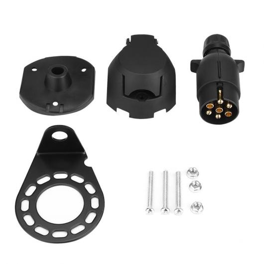 AL 適用: トレーラー キャラバン 牽引 牽引棒 12N 7PIN トレーラー プラグ ソケット コネクタ アダプタ ブラケット アダプター ソケット USB ポート AL-JJ-7097