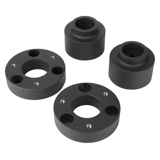 AL 4ピース フロント 2IN リア 2IN レベリング リフト キット 高さ ブロック 適用: ダッジ・ラム 1500 4WD 09-18 アルミニウム シャーシ リフティング キット AL-JJ-7309