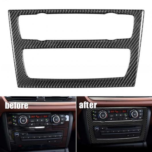 AL セントラル コントロール エアコン トリム フレーム カーボンファイバー インテリア 適用: X1 E84 2011 2012 2013 2014 2015 インテリア 装飾 AL-JJ-7742
