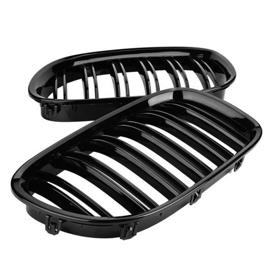 AL 光沢ブラック スタイル フロント バンパー グリル グリル 適用: BMW F01 F02 7 -シリーズ 730D 740i 750i 09-17 AL-JJ-8101