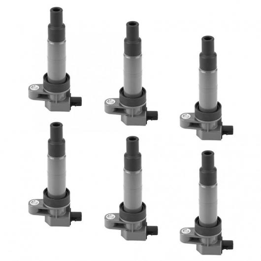 6ピース PBT イグニッション コイル 適用: ヒュンダイ/現代/HYUNDAI 起亜 セドナ UF546 12457 27301-3C000 27301-3C010 自動車 AL-JJ-8308 AL