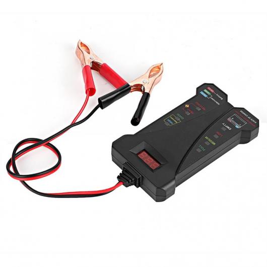 診断 ツール バッテリー ディテクター デジタル ディスプレイ 12V LED バッテリー テスター アナライザー 診断 ツール アダプタ オート AL-JJ-8419 AL