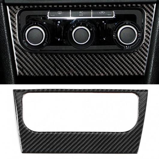 カーボンファイバー エアコン スイッチ パネル フレーム トリム ステッカー 適用: R MK6 2008-2012 インテリア AL-JJ-8666 AL