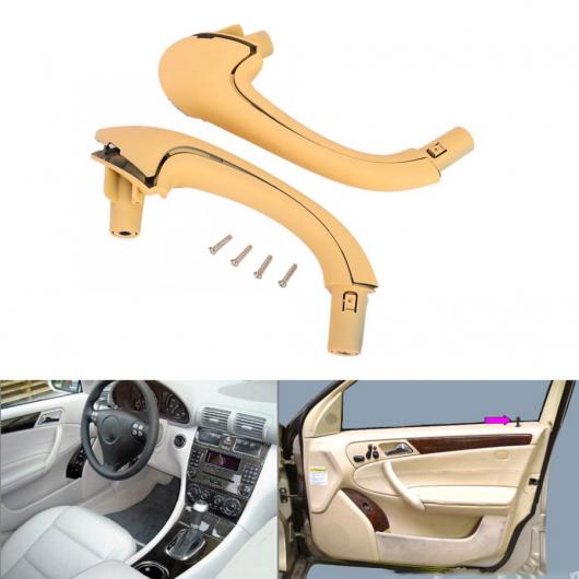 1ペア フロント 右 左 インテリア ドア ハンドル 適用: メルセデス・ベンツ/MERCEDES BENZ C230 2003-2007 インナー ドア ハンドル AL-JJ-8694 AL