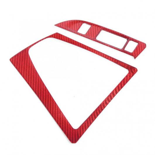 2ピース カーボンファイバー ギア シフト パネル フレーム カバー 適用: M3 M4 F80 F82 F83 2014-2018 自動車 AL-JJ-8742 ALの通販は