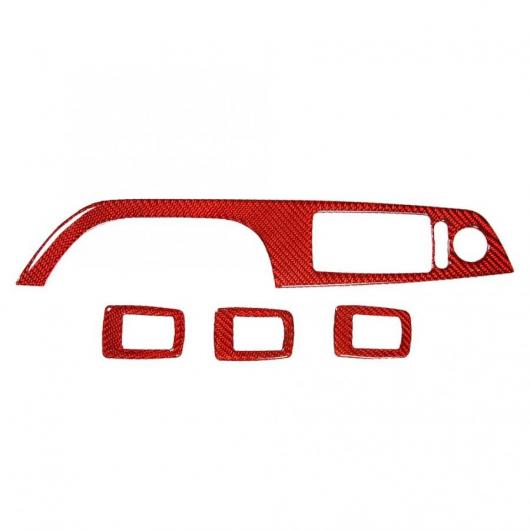 4ピース ウインドウ リフト スイッチ トリム 37.8cm/14.9IN 適用: 3シリーズ E90 2005-2012 右ハンドル インテリア モールディング AL-JJ-8762 AL_2