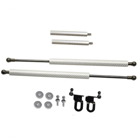 適用: マツダ RX8 RX-8 2003-2011 オート フロント フード ボンネット ガス ストラット ショック アブソーバー ダンパーLIFT ブルー カーボンファイバー〜ステンレス スチール AL-JJ-8973 AL_2