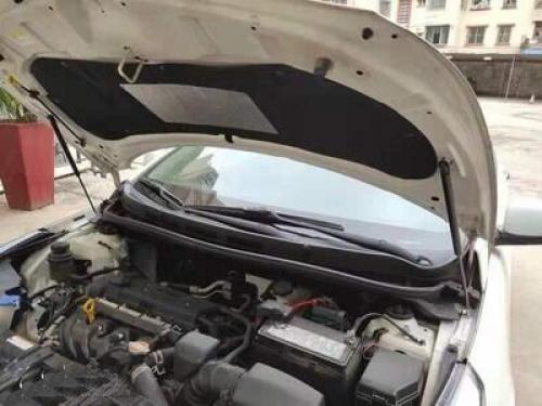 適用: ヒュンダイ/現代/HYUNDAI アクセント ヴェルナ ソラリス エクセル RB 2011-2018 フロント フード ガススプリング リフト サポート ストラット ロッド ブラック カーボンファイバー AL-JJ-8975 AL_5
