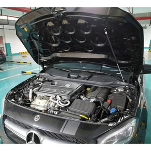 適用: メルセデス ベンツ CLA 2014-2019 2ピース オート フロント フード ボンネット ガス ストラット リフト サポート ブルー カーボンファイバー〜レッド カーボンファイバー AL-JJ-9046 AL_5