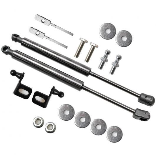 適用: 2008-2018 シトロエン/CITROEN ベルランゴ B9 プジョー/PEUGEOT パートナー 2008-2018 フロント フード ボンネット ガス ストラット ショック リフト レッド カーボンファイバー AL-JJ-9047 AL_3