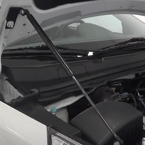 当てはめる: シボレー/CHEVROLET 藍緑色 2011-ラヴォン R4 オート 向こう正面 ボンネット カウリング 屁っ放り 同盟罷業鼠 昇降機 受け支える 緑であること 炭素衣料繊維〜ステンレス鋼 スチール写真 AL-JJ-9177 AL