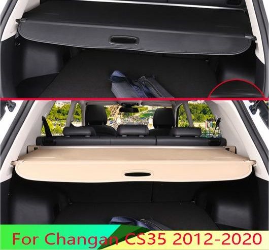 適用: 長安汽車 CS35 CS35 プラス 2012-2020 アルミニウム + キャンバス リア カーゴ カバー トランク スクリーン セキュリティ シールド シェード CS35 プラス・CS35 AL-JJ-9251 AL_5
