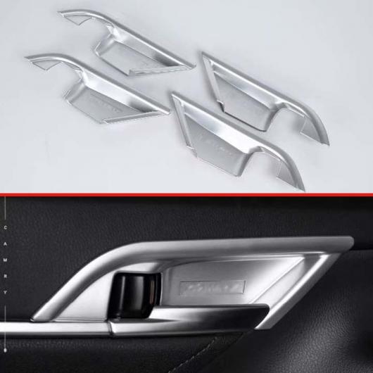 適用: トヨタ カムリ 2018 2019 装飾 ABS クローム マット インナー ドア ハンドル カバー キャッチ ボウル トリム ベゼル フレーム ガーニッシュ AL-JJ-9325 AL