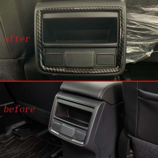 AL 適用: スバル フォレスター SK 2018 2019 装飾 アクセサリー カーボンファイバー スタイル マット リア テール シート アームレスト ストレージ ボックス トリム AL-JJ-9359