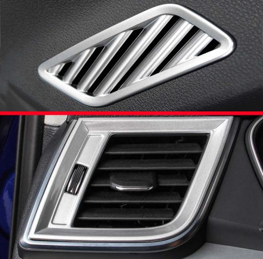 適用: アウディ/AUDI Q5 FY 2018 2019 ABS クローム マット 通気口 吹き出し口 カバー ダッシュボード トリム ベゼル フレーム モールディング ガーニッシュ アクセント スタイリング AL-JJ-9377 AL