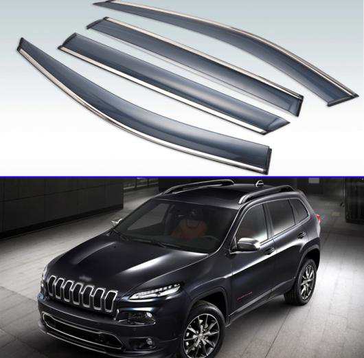 サイド ウィンドウ ウィンド デフレクタ シールド 着色 サン バイザー 適用: ジープ/JEEP チェロキー/CHEROKEE リミテッド 2014 2015 2016 2017 2018 2019 AL-JJ-9448 ALの通販は