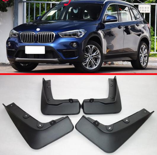 適用: BMW X1 F48 2016-2019 4ピース マッド フラップ スプラッシュ ガード フェンダー マッドガード キット マッド フラップ スプラッシュ ガード マッドガード AL-JJ-9453 AL