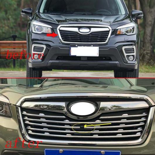 カメラ 適用: スバル フォレスター SK 2018 2019 装飾 アクセサリー ABS クローム フロント グリル カバー センター メッシュ トリム AL-JJ-9471 ALの通販は 16,878円