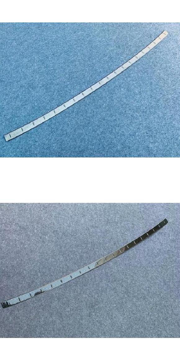 適用: トヨタ ハリアー ヴェンザ XU80 2020 2021 ステンレス スチール リア バンパー 保護 ウインドウ シル アウトサイド トランクス 装飾 プレート ペダル ブラック・カーボン調 AL-KK-0051 AL