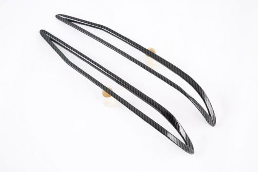 適用: ヒュンダイ/現代/HYUNDAI エラントラ CN7 2020 2021 ABS リア リフレクター フォグライト ランプ カバー トリム ベゼル フレーム スタイリング ガーニッシュ カーボン調 AL-KK-0093 ALの通販は