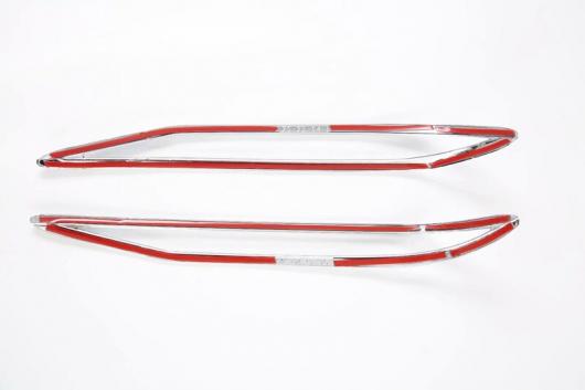 適用: ヒュンダイ/現代/HYUNDAI エラントラ CN7 2020 2021 ABS リア リフレクター フォグライト ランプ カバー トリム ベゼル フレーム スタイリング ガーニッシュ カーボン調 AL-KK-0093 ALの通販は