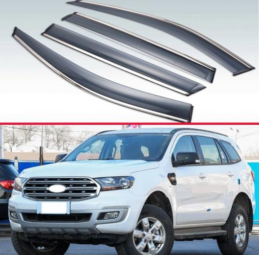 適用: フォード/FORD エベレスト 2016 2017 2018 2019 プラスチック エクステリア バイザー 吹き出し口 シェード ウインドウ サン レイン ガード デフレクター AL-KK-0129 AL 22,005円