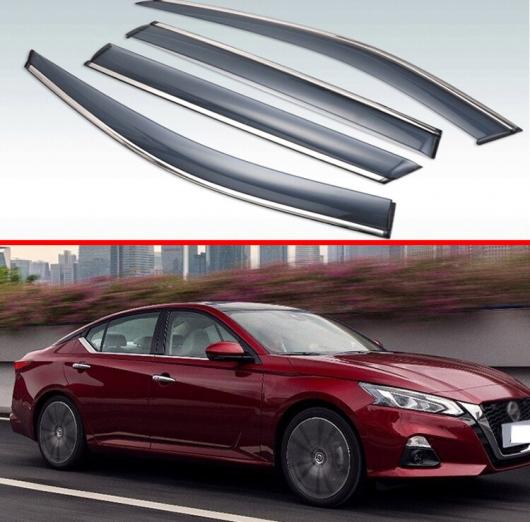 適用: 日産 ティアナ 2019 2020 プラスチック エクステリア バイザー 吹き出し口 シェード ウインドウ サン レイン ガード デフレクター 4ピース AL-KK-0219 ALの通販は 14,994円