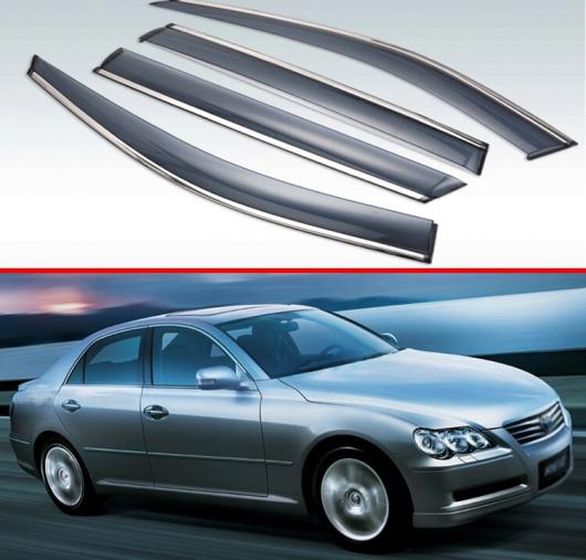 適用: トヨタ レイツ/マークX 2007 2008 2009 プラスチック エクステリア バイザー 吹き出し口 シェード ウインドウ サン レイン ガード デフレクター 4ピース AL-KK-0233 ALの通販は