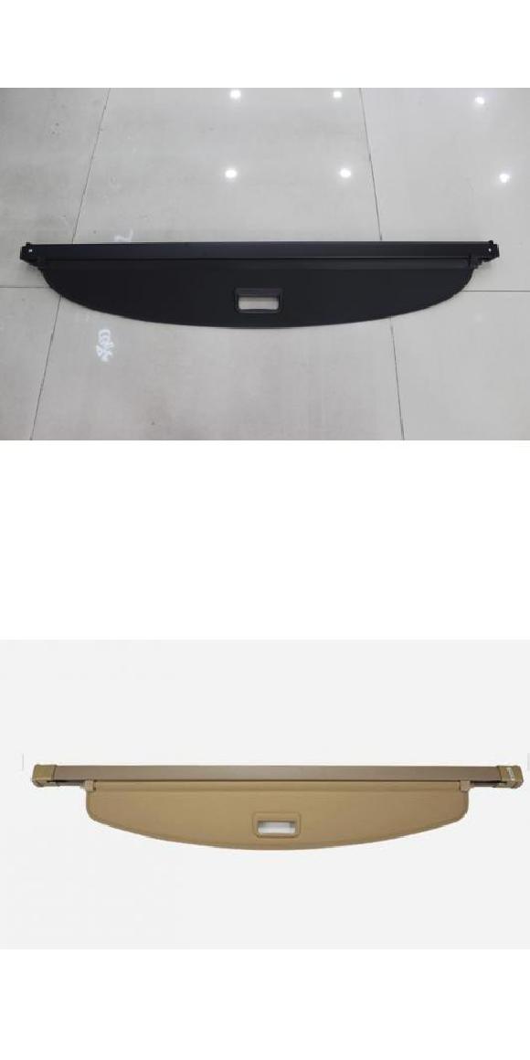 適用: ヒュンダイ/現代/HYUNDAI ツーソン 2015-2018 アルミニウム + キャンバス リア カーゴ カバー プライバシー トランク スクリーン セキュリティ シールド シェード ブラック・ベージュ AL-KK-0254 AL