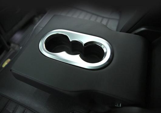 適用: ポルシェ/PORSCHE カイエン PO536 2018 2019 リア シート ドリンク カップホルダー トリム カバー ベゼル サラウンド フレーム スタイリング レッド AL-KK-0319 AL_2