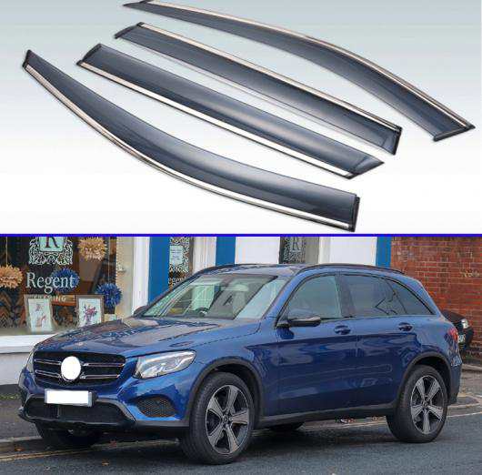 適用: メルセデスベンツ GLC-クラス X253 C253 GLC200 220 250 300 350 2016-2019 バイザー 吹き出し口 シェード ウインドウ サン レイン ガード デフレクター 4ピース AL-KK-0325 ALの通販は