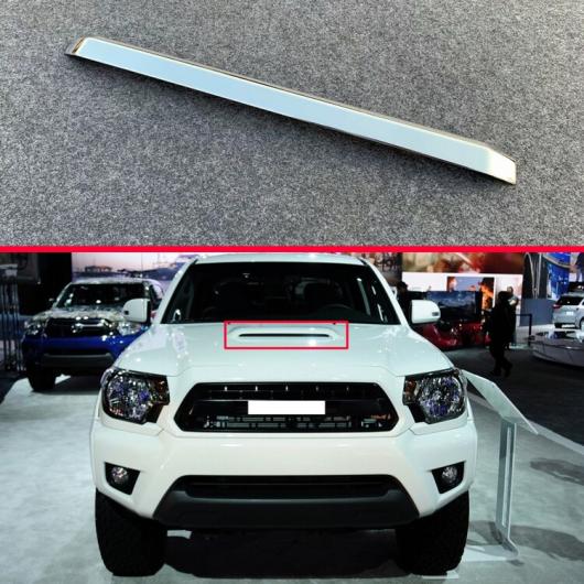 適用: トヨタ タコマ 3rd N300 2015-2019 ABS クローム フロント フード ボンネット グリル リップ メッシュ トリム カバー AL-KK-0350 AL