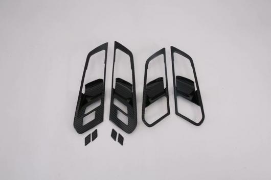 当てはめる: BMW X5 G05 2019 2020 炭素衣料繊維調 下穿き 部屋の入り口 手持ち部分 取りまかなう かぎ分ける どんぶり鉢 刈り込み ベゼル ひな型 ガーニッシュ AL-KK-0362 AL