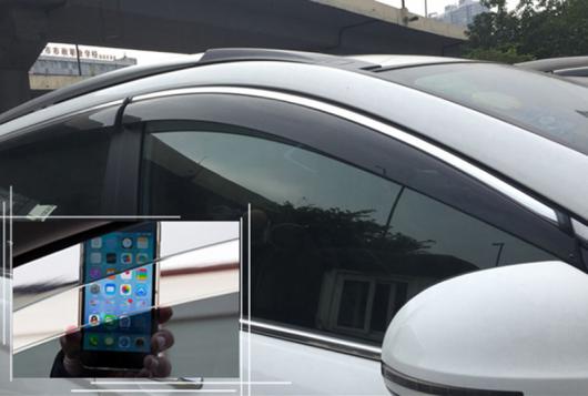 適用: キャデラック/CADILLAC SRX 2010-2019 プラスチック ウインドウ バイザー レイン サンバイザー シールド アクセサリー 4ピース AL-KK-0366 AL
