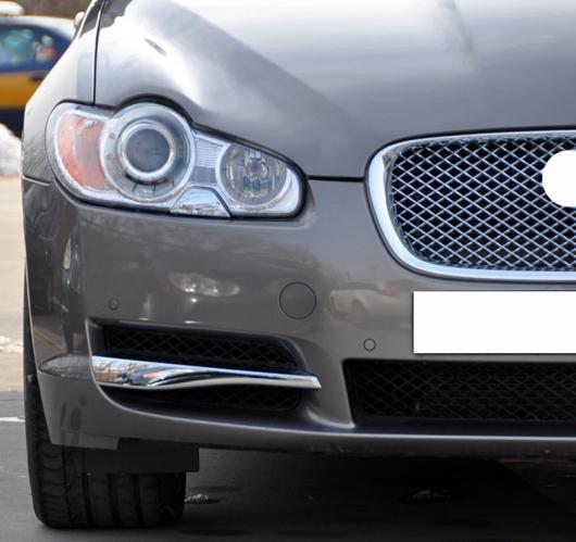 2ピース DRL ライト ランプ 適用: ジャガー/JAGUAR XF 2010-2012 6000K ホワイト LED フォグランプ AL-KK-0514 AL