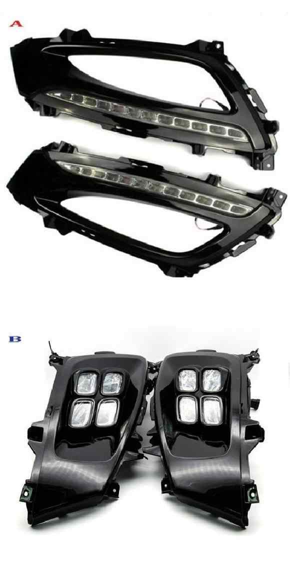 2ピース DRL ライト ランプ 適用: 起亜 オプティマ K5 2011-2013 6000K ホワイト LED フォグランプ A・B AL-KK-0538 AL