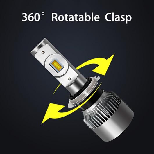 ヘッドライト バルブ LED 適用: スズキ スイフト イグニス 6000K 10000lm ホワイト ライト オート 2ピース H4 AL-KK-0617 AL_4