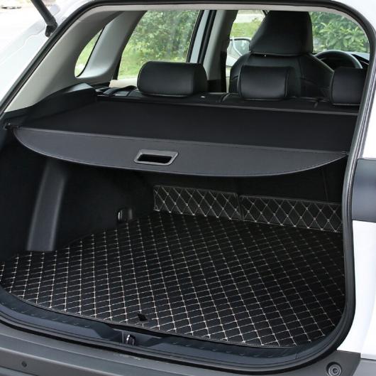 適用: トヨタ RAV4 XA50 2019 2020 アルミニウム + キャンバス リア カーゴ カバー プライバシー トランク スクリーン セキュリティ シールド シェード アクセサリー ブラック・イエロー AL-KK-0700 AL_2