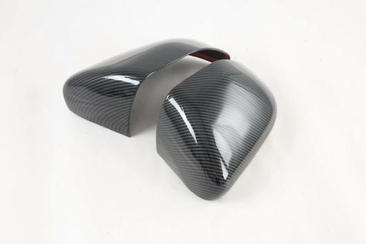 適用: フォード/FORD エクスプローラー ST U625 2020 2021 ABS クローム ドア サイド ミラー カバー トリム リア ビュー キャップ オーバーレイ ガーニッシュ カーボン調 AL-KK-0797 AL_5